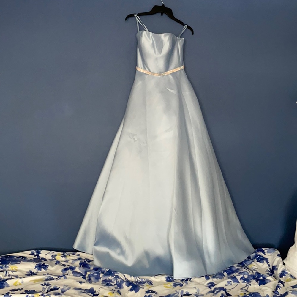 Beautiful pale blue gown